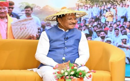 कृषि की नई दिशा: मुख्यमंत्री के संवाद में सीएम साय ने ड्रोन और जैविक खेती का किया जिक्र
