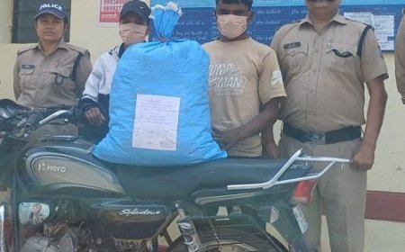 अल्मोड़ा: पुलिस ने युवक-युवती को 2.78 लाख रुपये के अवैध गांजे के साथ किया गिरफ्तार