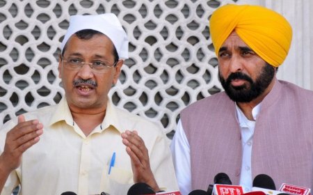 पंजाब चुनाव की तैयारी: केजरीवाल ने भगवंत मान को AAP का सीएम उम्मीदवार घोषित किया