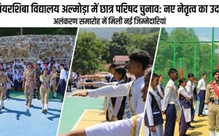 बियरशिबा विद्यालय अल्मोड़ा में छात्र परिषद चुनाव: नए नेतृत्व की शुरुआत