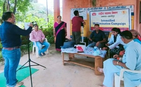 मिशन टीबी फ्री इंडिया: अल्मोड़ा के महतगांव से उठी टीबी के खिलाफ हुंकार