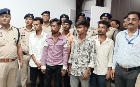 बिलासपुर में महिलाओं से लूट और चैन स्नैचिंग करने वाले गिरोह का भंडाफोड़, 6 अंतरराज्यीय आरोपी गिरफ्तार