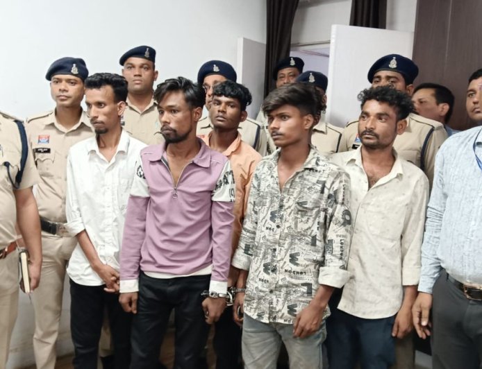 बिलासपुर में महिलाओं से लूट और चैन स्नैचिंग करने वाले गिरोह का भंडाफोड़, 6 अंतरराज्यीय आरोपी गिरफ्तार