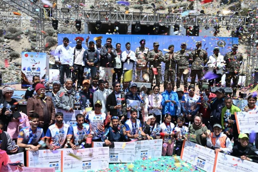 नीति घाटी में फिट इंडिया का संदेश, ‘नीति एक्सट्रीम अल्ट्रा रन’ पुरस्कार वितरण समारोह का सफलता से समापन