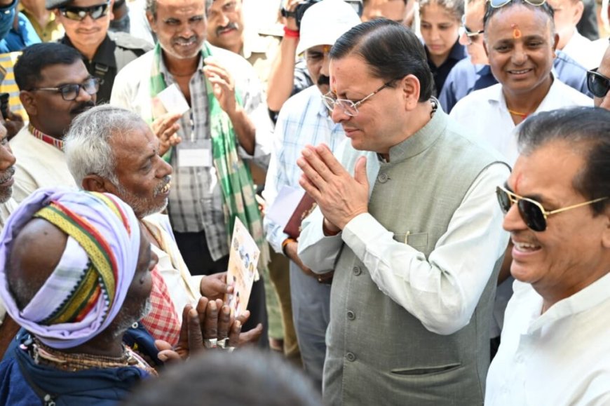 मुख्यमंत्री पुष्कर सिंह धामी ने ऋषिकेश स्थित ट्रांजिट कैंप का औचक निरीक्षण किया