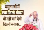 अमित शाह का केजरीवाल सरकार पर कड़ा प्रहार, बोले- 'हर दिन 1500 मीट्रिक टन गोबर यमुना में डालना एक गंभीर अपराध'