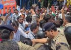 हल्द्वानी में पेपर लीक और लाठीचार्ज के विरोध में छात्रों का हंगामा, पुलिस से हुई भिडंत