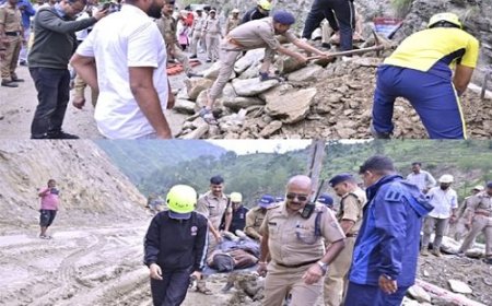 आपदा प्रबंधन की उत्कृष्टता: बादल फटने और भूस्खलन में संकटमोचक बनी टीमें