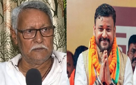 बांकीपुर उपचुनाव: अभिषेक सिन्हा के पिता का बड़ा बयान, 'मेरे बेटे के साथ साजिश हुआ'