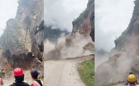 पिथौरागढ़ में भारी बारिश से भूस्खलन, चीन सीमा तक जाने वाली सड़क बंद, BRO ने राहत कार्य शुरू किया