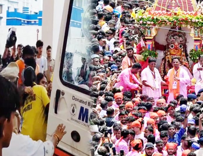 पुरी रथ यात्रा में भीड़ की वजह से अफरा-तफरी, दो श्रद्धालुओं की मौत, जांच जारी