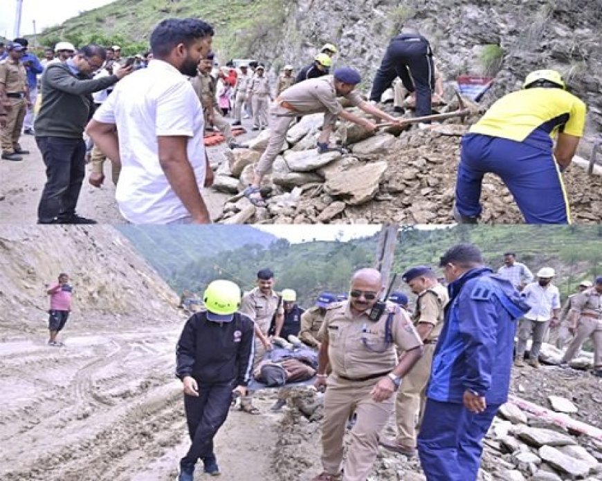 आपदा प्रबंधन की उत्कृष्टता: बादल फटने और भूस्खलन में संकटमोचक बनी टीमें