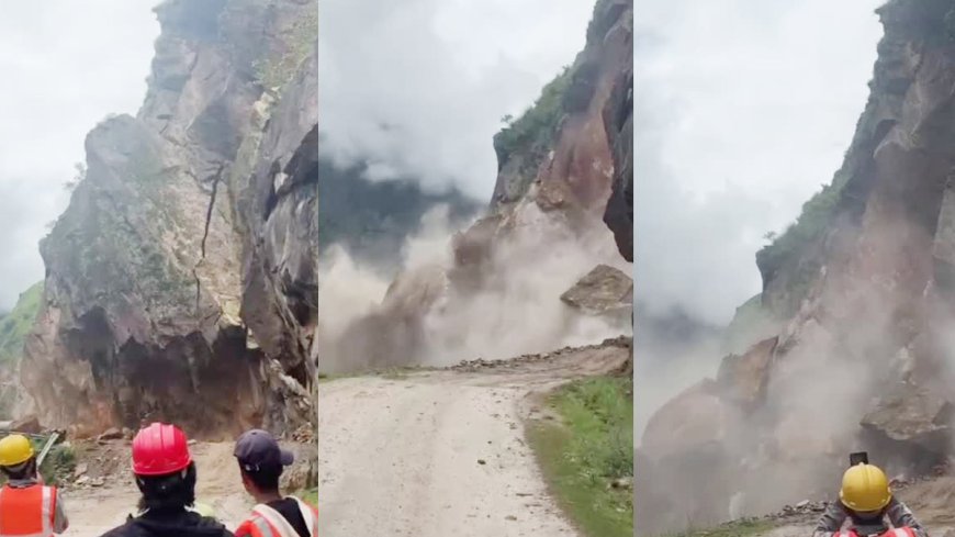 पिथौरागढ़ में भारी बारिश से भूस्खलन, चीन सीमा तक जाने वाली सड़क बंद, BRO ने राहत कार्य शुरू किया