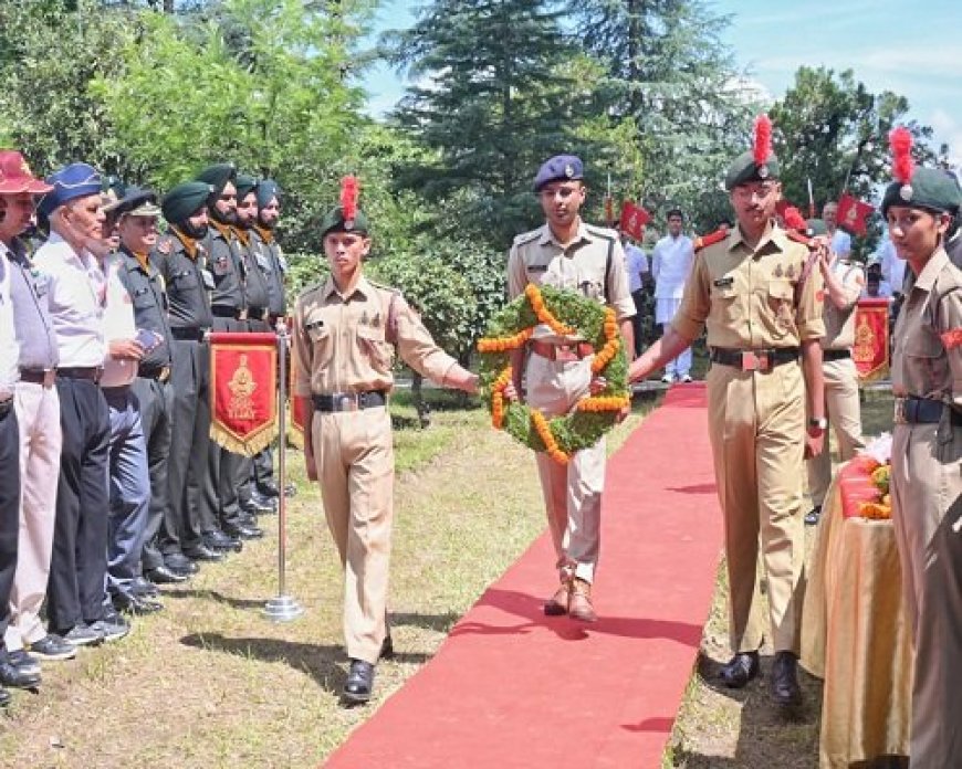 कारगिल विजय दिवस पर अल्मोड़ा में शहीदों को दी गई श्रद्धांजलि