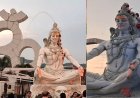 हरिद्वार में 21 फीट ऊंची भगवान शिव की भव्य प्रतिमा, ओम पुल के पास धार्मिक आस्था का नया प्रतीक