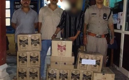 अल्मोड़ा में आधी रात तस्कर गिरफ्तार, पुलिस ने पकड़ी शराब की बड़ी खेप
