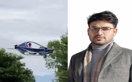 अल्मोड़ा के युवक ने बनाया भारत का पहला पर्सनल फ्लाइंग व्हीकल, 12 मिनट में होगी 40 मिनट की यात्रा