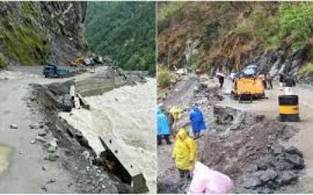 गंगोत्री हाईवे पर सुरक्षा कार्यों की गुणवत्ता पर सवाल, सोनगाड़ में 50 मीटर दीवार नदी में बही