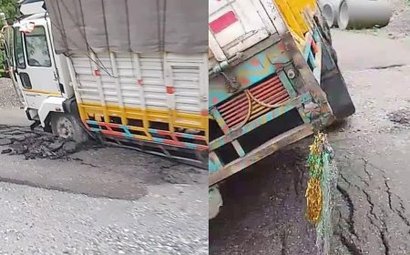 बदरीनाथ हाईवे पर फिर धंसी सड़क: करोड़ों की मरम्मत के बाद भी क्यों है चिंताएँ?