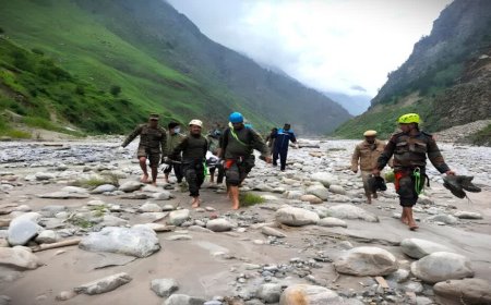 12 दिन बाद धौलीगंगा नदी किनारे मिला BRO जवान का शव - नीती घाटी आपदा से हृदय विखंडन
