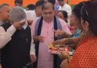 हल्द्वानी में तिलक पोंछने पर विवाद, दुष्यंत गौतम पर कांग्रेस का हमला
