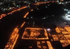 2100 दीपों से जगमगाया यमुना तट, हरिपुर कालसी में धार्मिक आयोजन