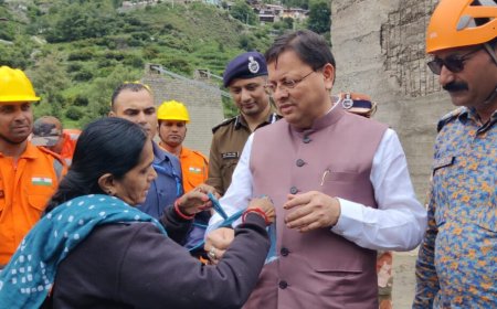 अहमदाबाद की धनगौरी बरोलिया ने सीएम धामी को भावुक पत्र के साथ भेजी राखी