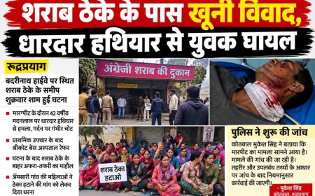 खूनी विवाद के बाद शराब ठेका हटाने को महिलाओं का धरना
