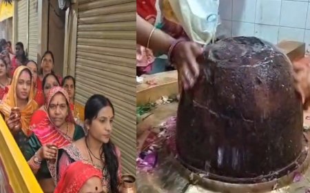 विश्व के एकमात्र ‘सौभाग्येश्वर महादेव’ में लगी महिलाओं की कतार: निर्जला रख हरतालिका तीज पर मांगी अखंड सुहाग की दुआ!