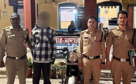 अल्मोड़ा: 08 घंटे में बुलेट चोर पकड़ा, वाहन भी बरामद