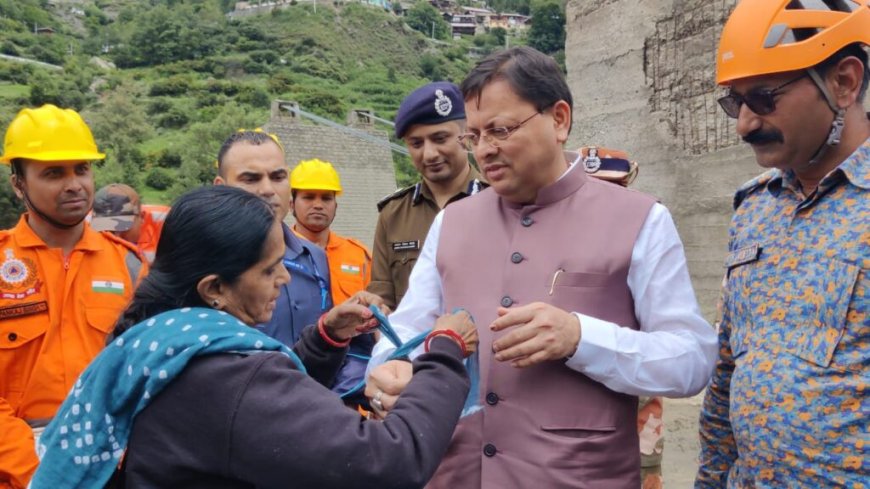अहमदाबाद की धनगौरी बरोलिया ने सीएम धामी को भावुक पत्र के साथ भेजी राखी