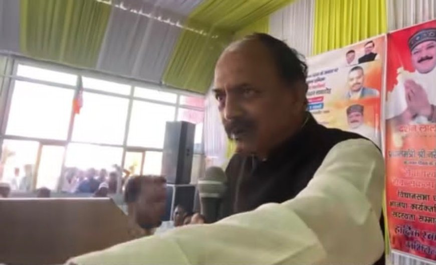 घनसाली: भाजपा के मंच पर ‘मसाण’ का जिक्र, अपने ही संगठन को लेकर वरिष्ठ नेता की टिप्पणी चर्चा में…