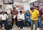 त्योहारी सीजन में मिलावट पर सख्ती: रायपुर में चांदी वर्क की दुकानों पर जांच, 5 ब्रांड के लिए गए सैंपल, 8 पैकेट जब्त