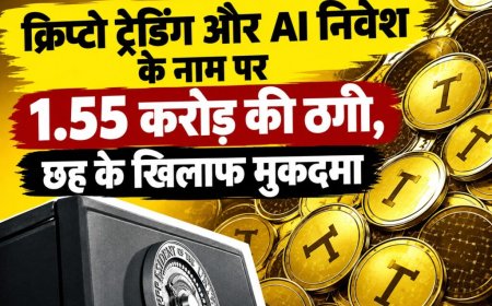 क्रिप्टो और AI निवेश के नाम पर 1.55 करोड़ की ठगी, प्रमुख आरोपी समेत छह पर मुकदमा