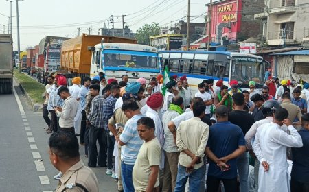 किसानों का आक्रोश: धान की सरकारी खरीद में देरी पर रुद्रपुर हाईवे जाम