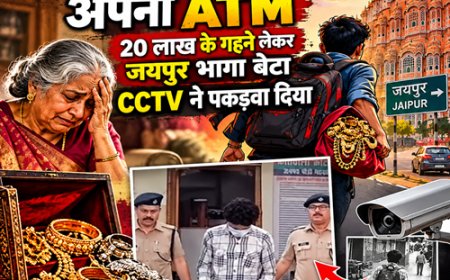 मां के गहनों की कीमत चुकाई बेटे ने, 20 लाख लेकर पहुंचा जयपुर