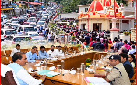 कैंचीधाम यातायात जाम की समस्या: राज मंत्री ने दिए ठोस समाधान के निर्देश