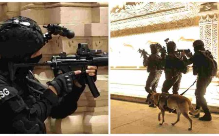महाकाल मंदिर में हाई-सिक्योरिटी मॉक ड्रिल: 100 से ज्यादा NSG कमांडो ने संभाला मोर्चा; डमी आतंकियों और बंधक रेस्क्यू का किया अभ्यास