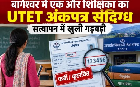 बागेश्वर में एक और शिक्षिका का UTET अंकपत्र संदिग्ध, सत्यापन में खुली गड़बड़ी