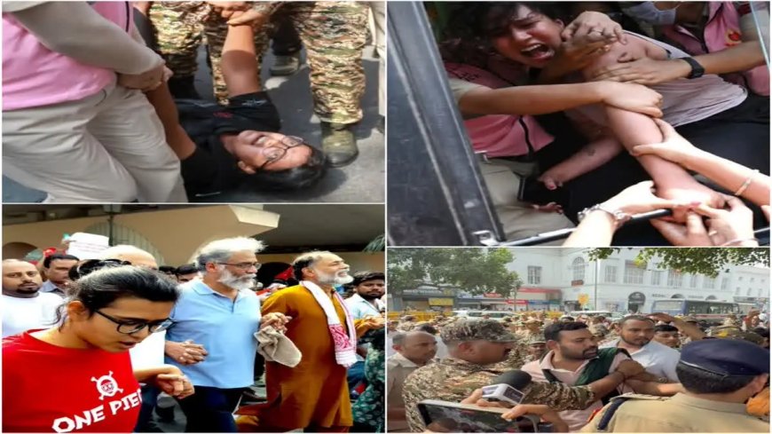 दिल्ली में CJP के प्रदर्शन में हिंसा, पुलिस पर पत्थरबाजी के आरोप; अभिजीत दिपके सहित कई गिरफ्तार, राहुल गांधी का सरकार पर जोरदार हमला