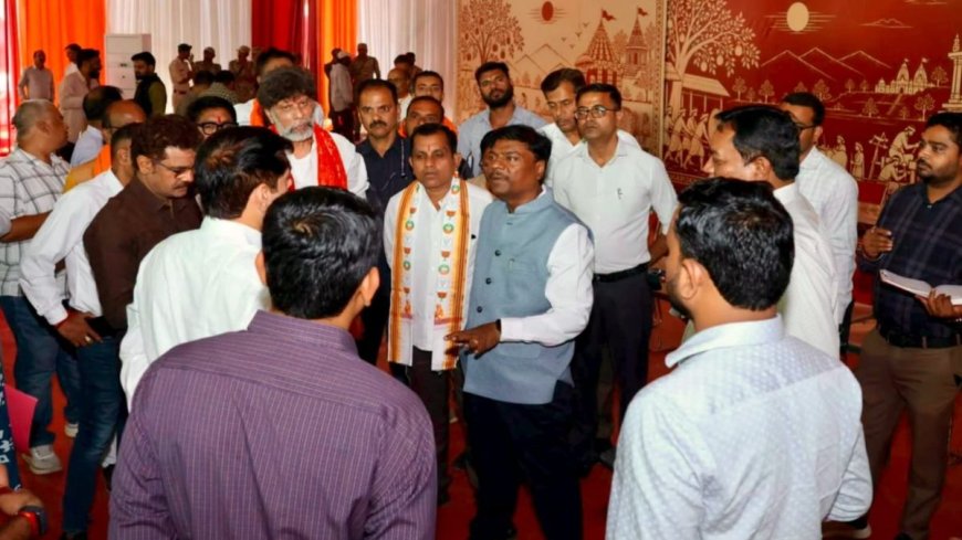 President Visit to Jagdalpur: राष्ट्रपति द्रौपदी मुर्मू मुरिया दरबार में होंगी शामिल, लालबाग मैदान में करेंगी आमसभा, मंत्री कश्यप ने तैयारियों का लिया जायजा